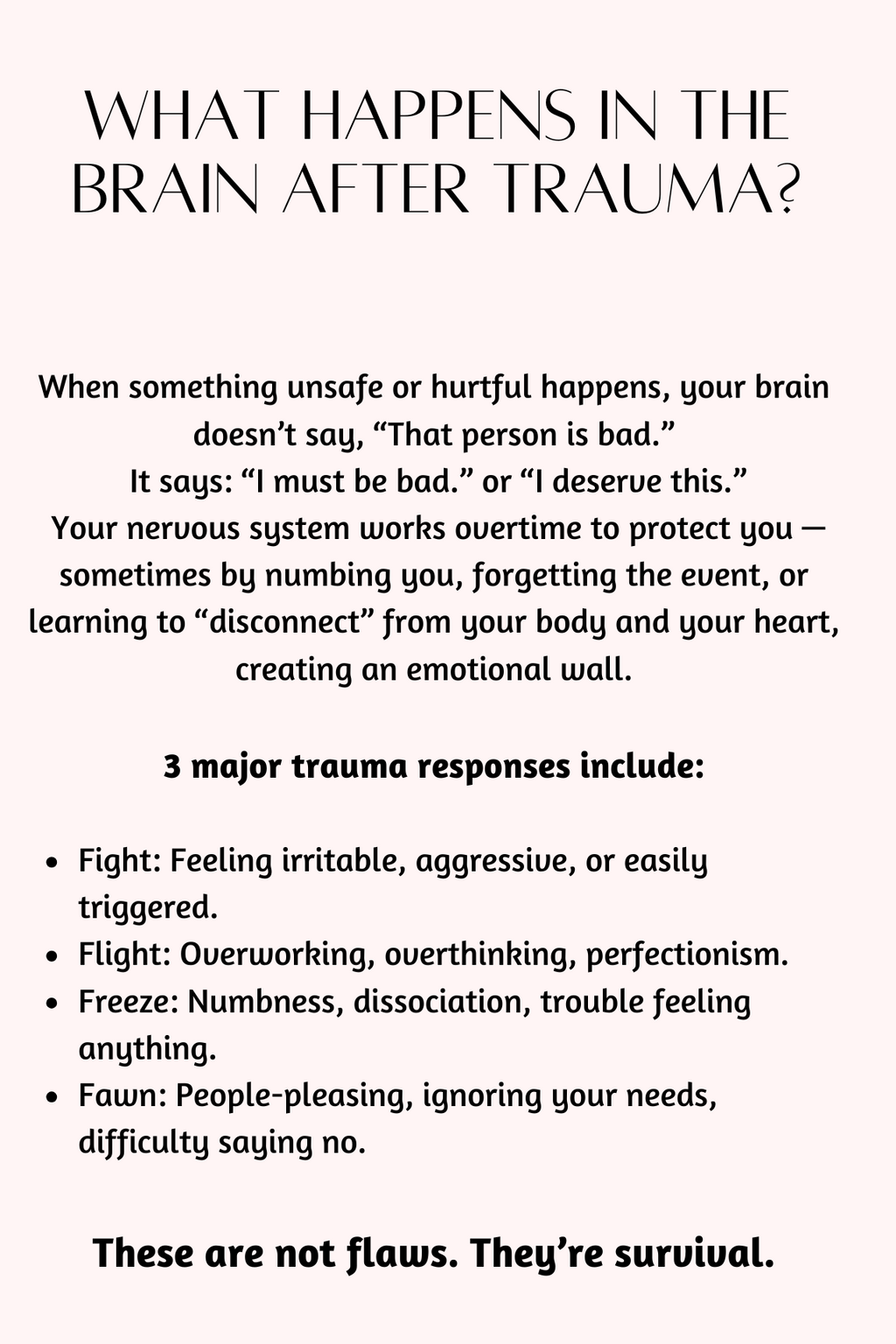 To Heal. Not Hold